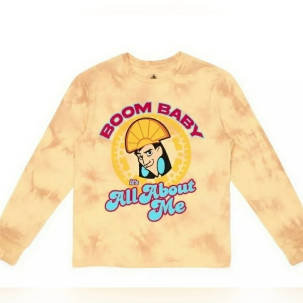 🆕️💛Kuzco Emperor's New Groove Long Sleeve T shirt NWT Disney Parks